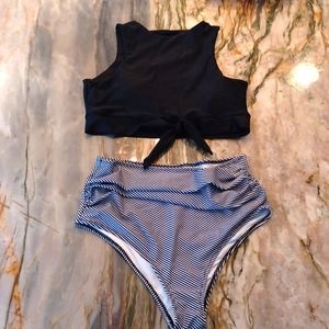 Beachside Black 2Piece, nwot, size Medium